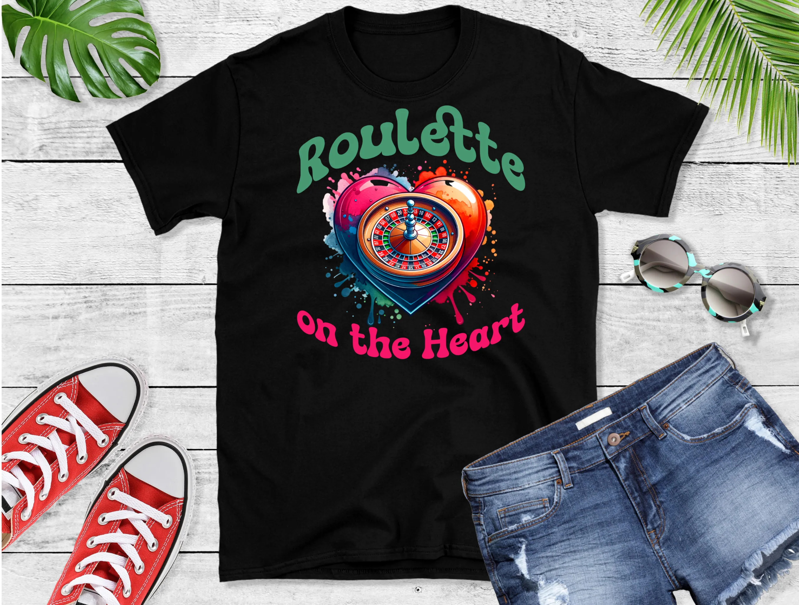 Roulette on the Heart - Conner Smith - Inspired T-Shirt, Lyric T-Shirt, Country Music Shirt