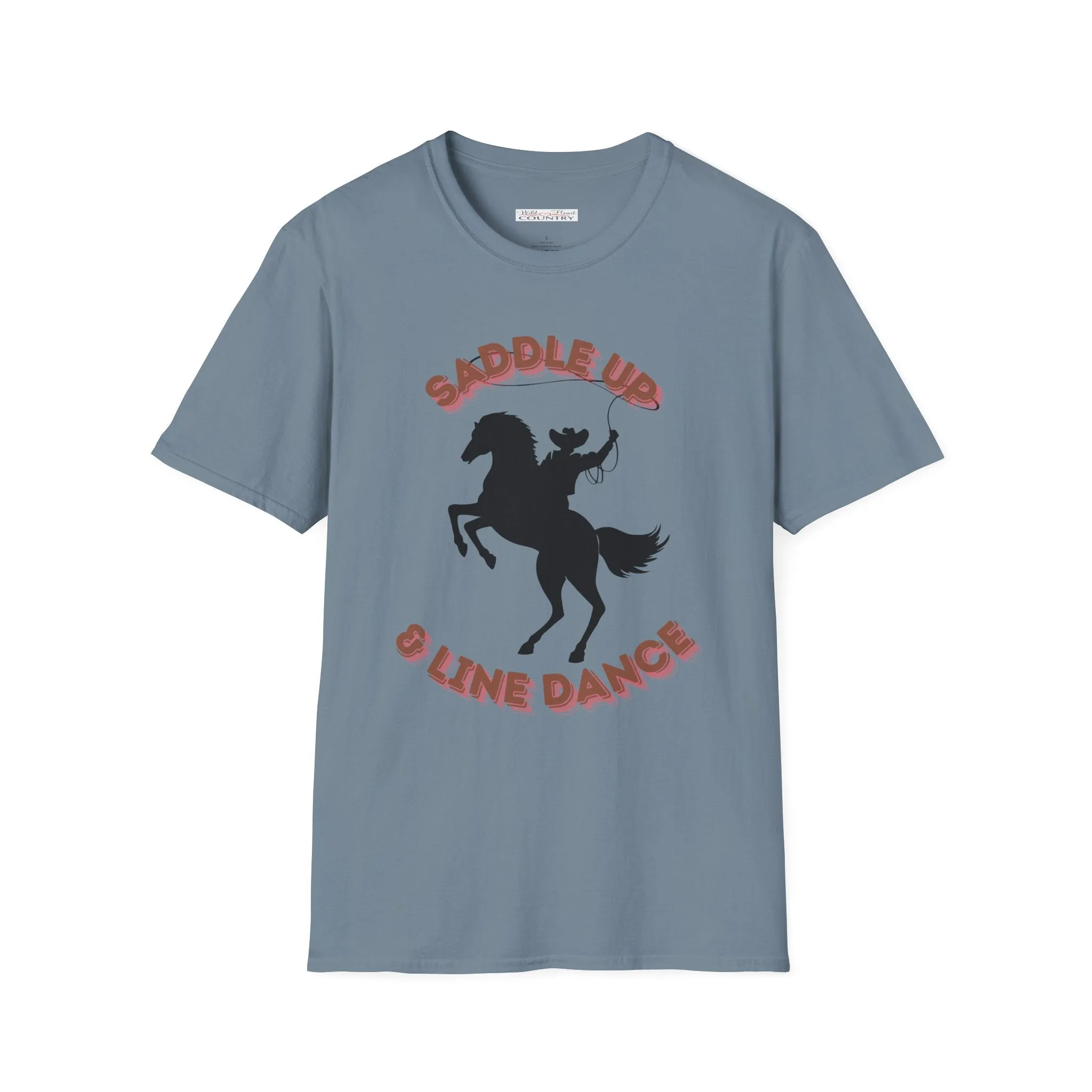 Saddle up and Line dance T-Shirt - Line dancing shirt, Western T-shirt, Dancing T-Shirt