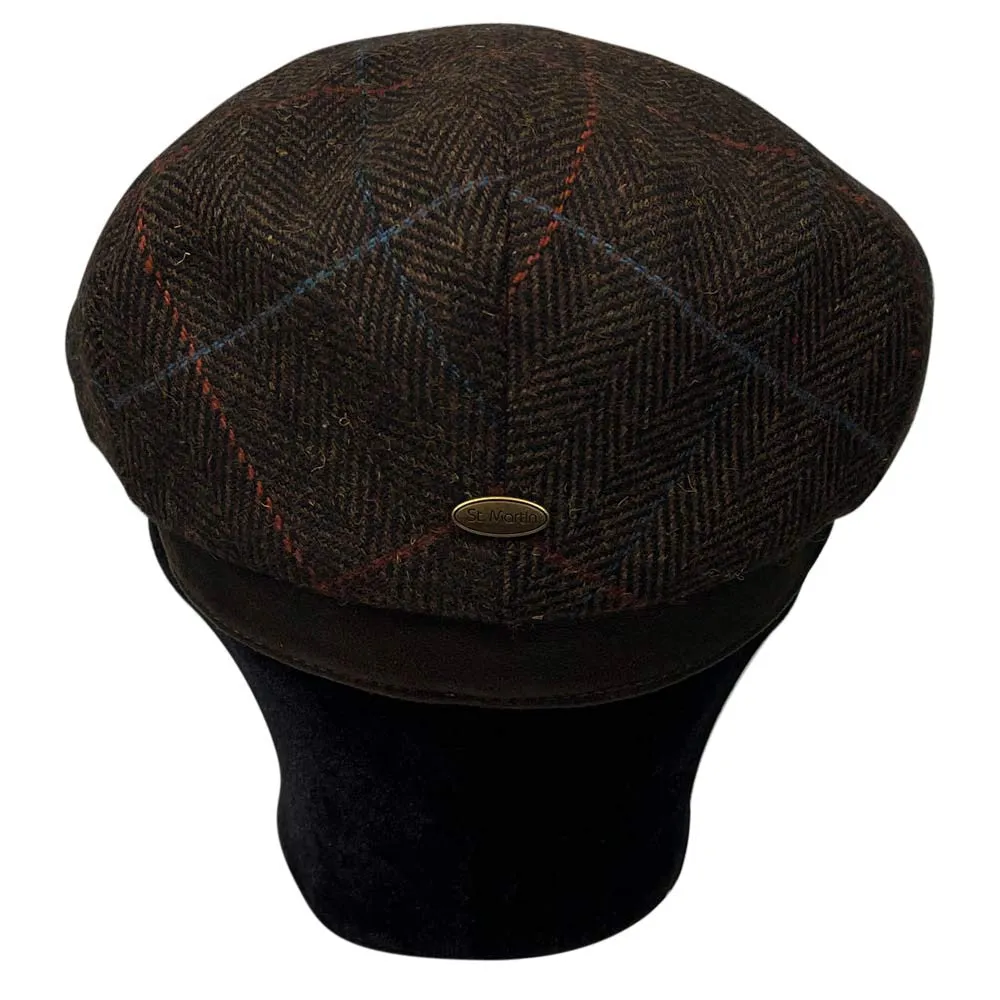 Saint Martin – Brown Plaid Ivy Cap