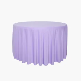 Scuba 120" Round Tablecloth - Lavender