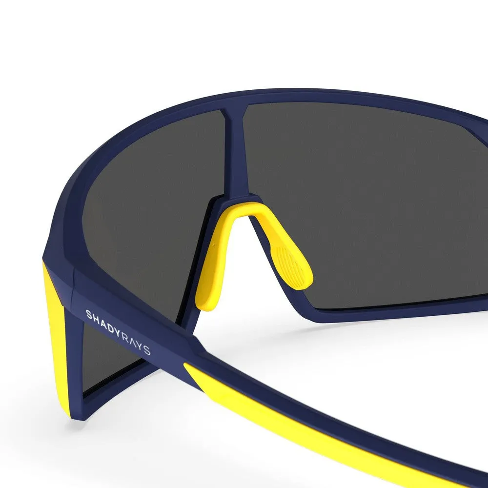 Shady Rays x Barstool Sports Rival Navy Yellow Polarized