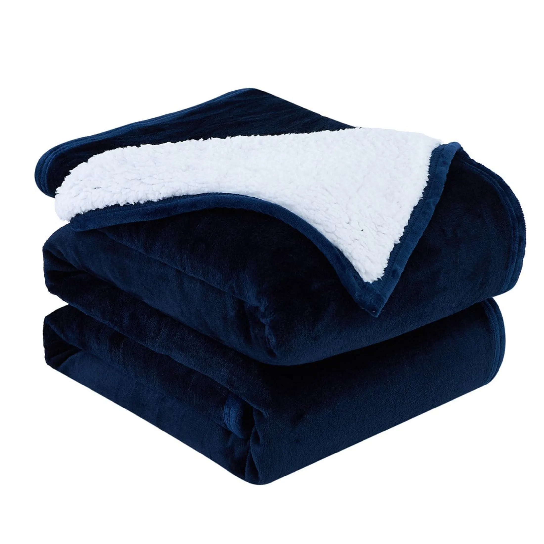 Sherpa-Fleece Oversized Reversible Blankets and Throws