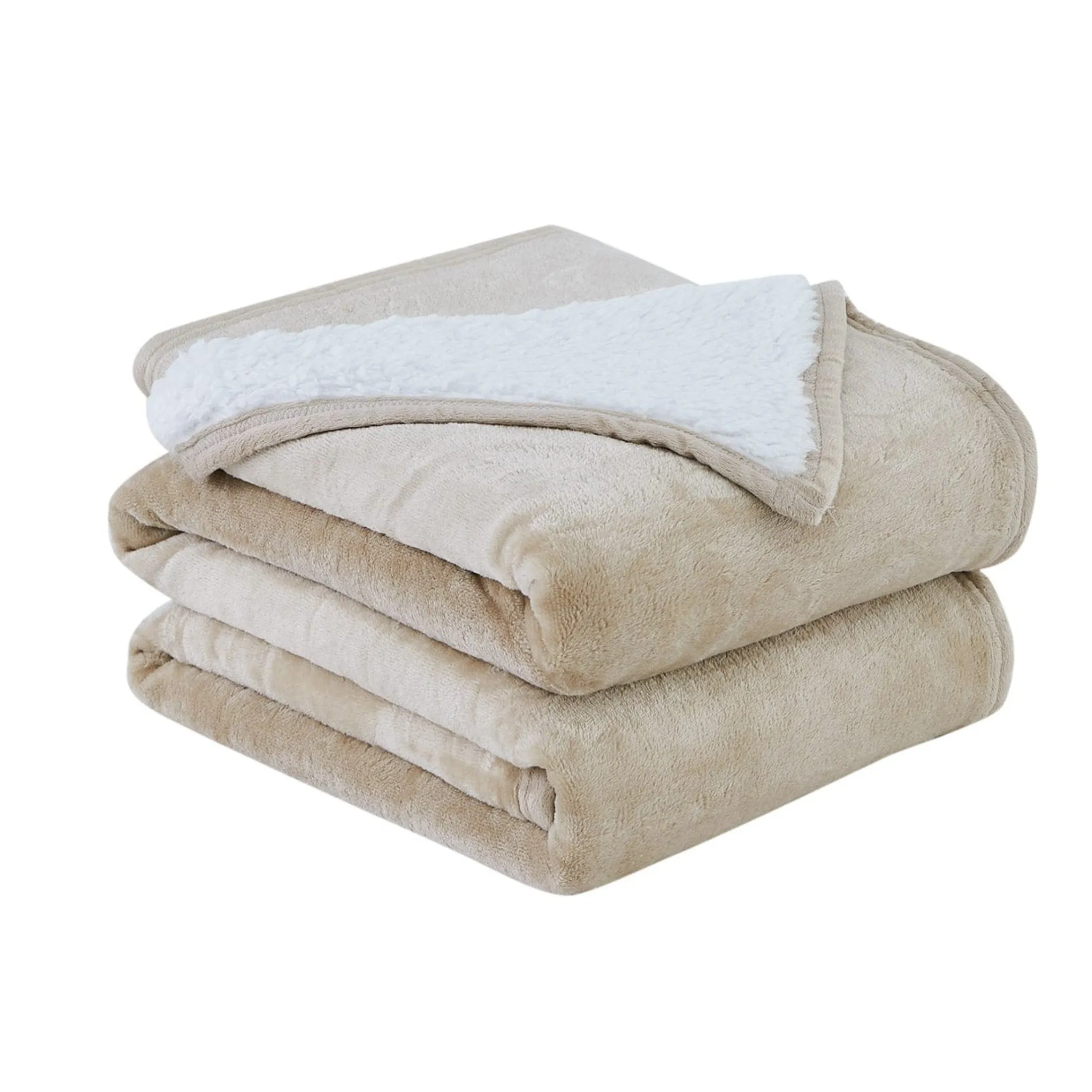 Sherpa-Fleece Oversized Reversible Blankets and Throws