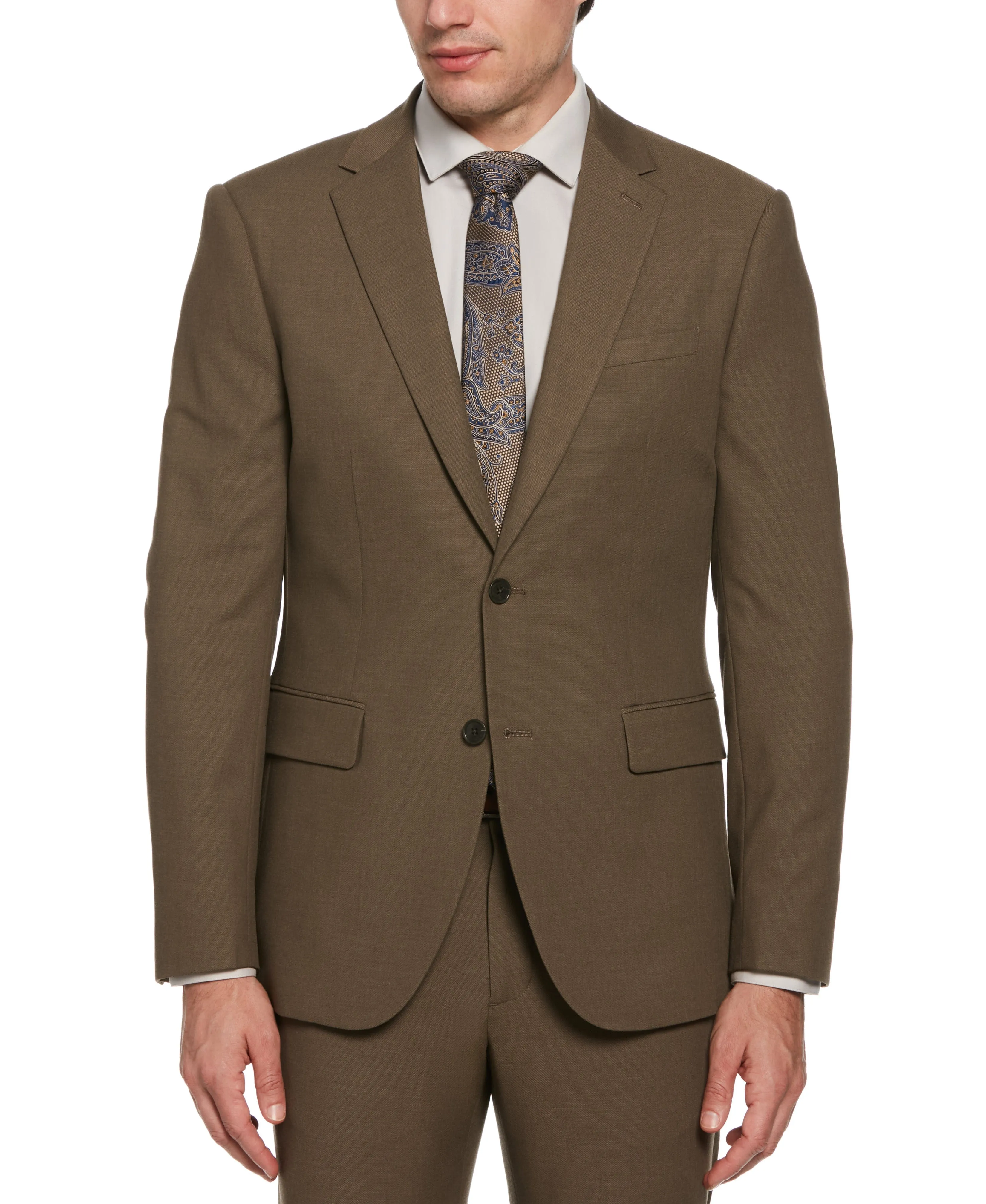 Slim Fit Mushroom Grey Louis Suit