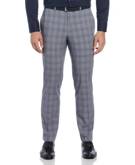 Slim Fit Plaid Suit Pant