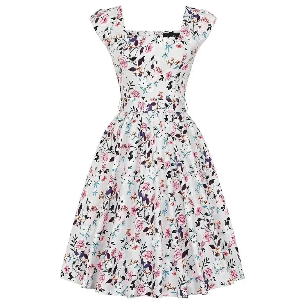 Swing Dress - Skylark Grey