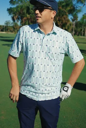 The Smitty Polo - Club Palm Green