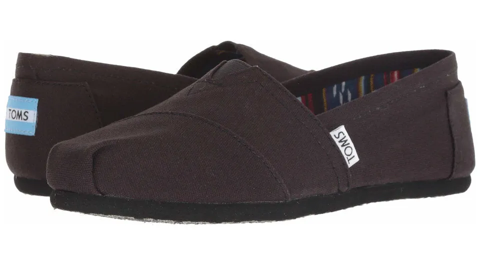 TOMS Classic Black on Black Canvas - Women's