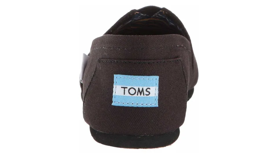 TOMS Classic Black on Black Canvas - Women's