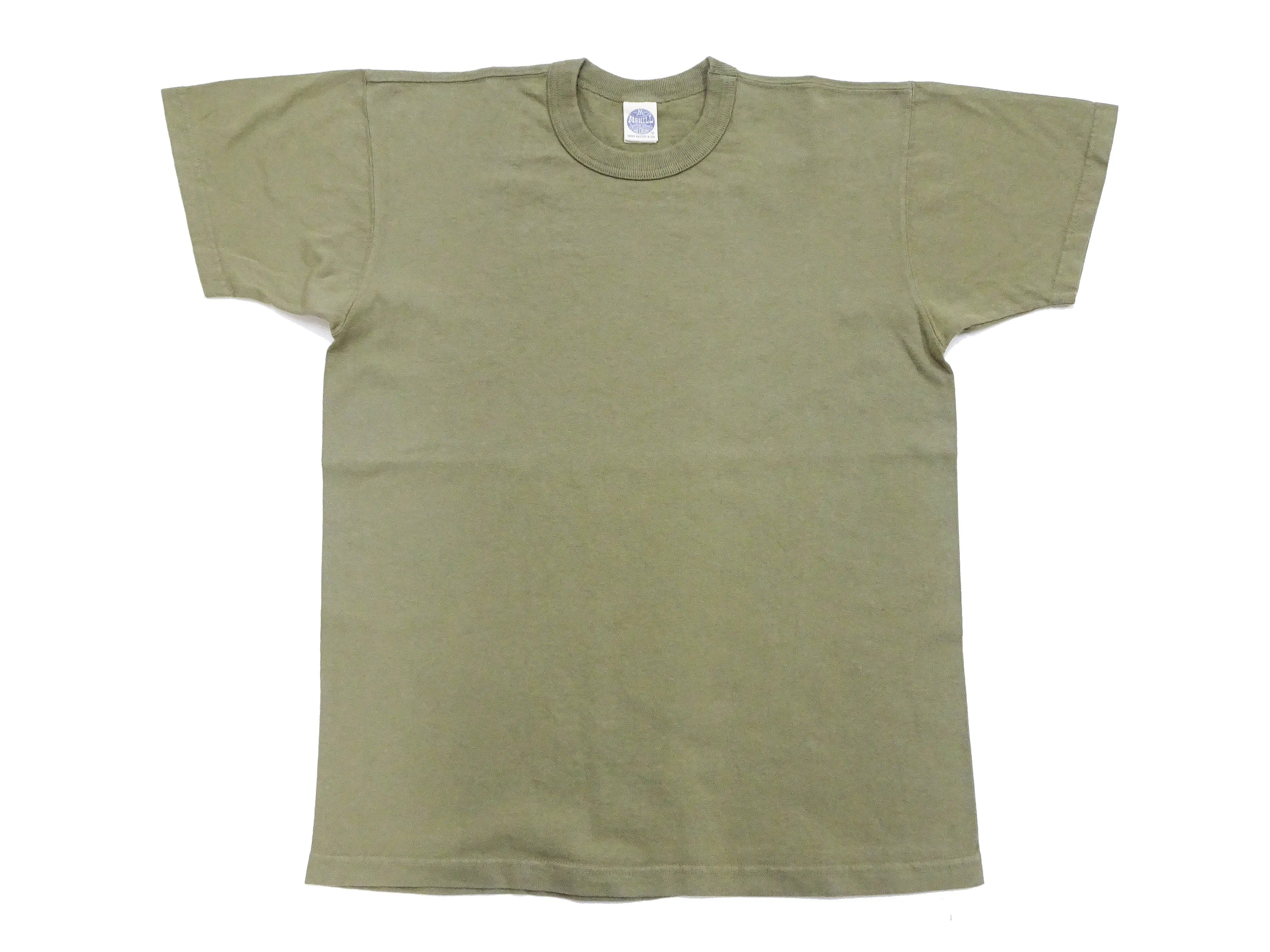 TOYS McCOY Plain T-Shirt Men's Garment-Dyed Heavyweight Short Sleeve Loopwheel Solid Color Tee TMC2343 160 Faded-Olive