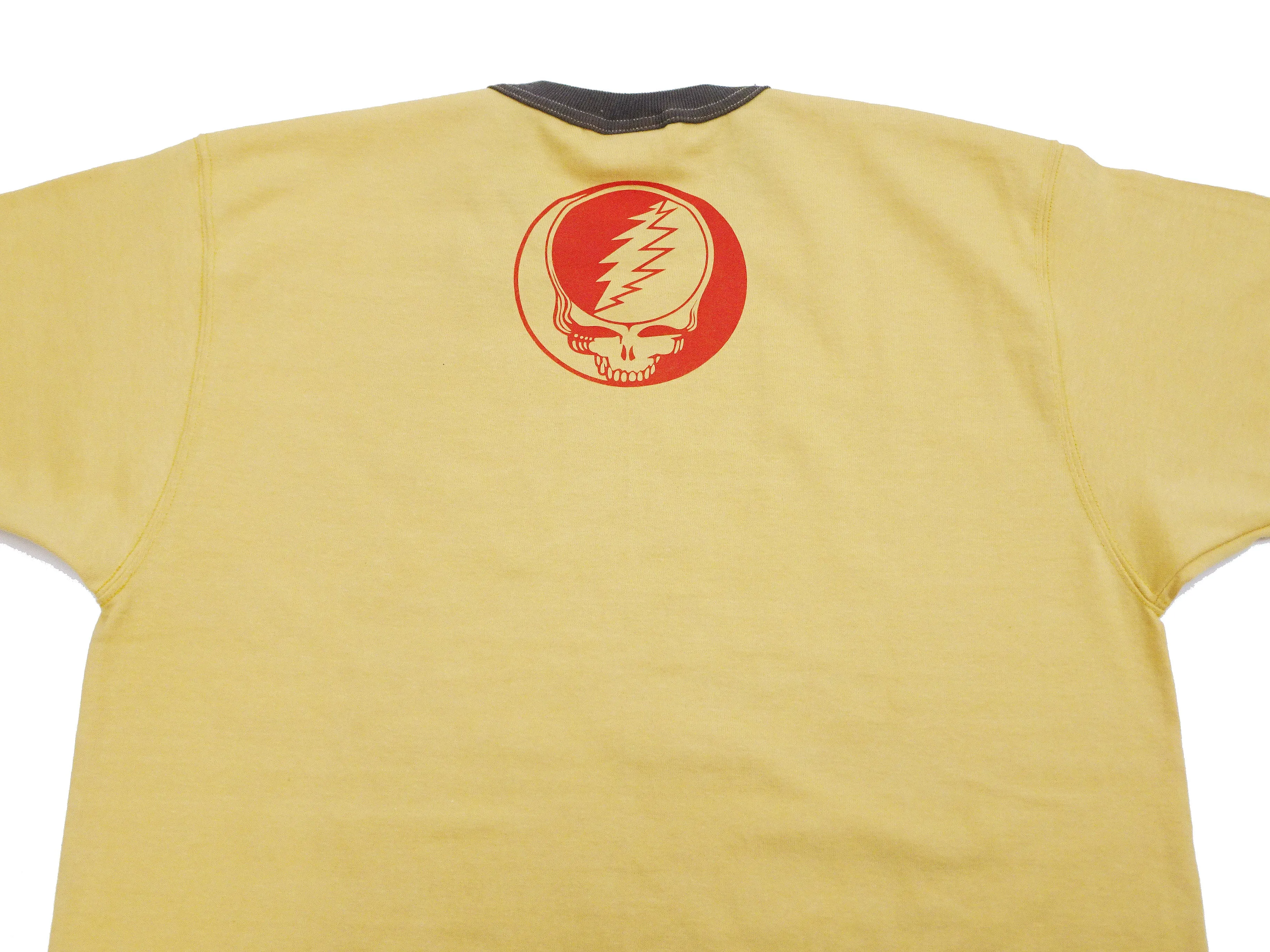 TOYS McCOY T-Shirt Men's Grateful Dead Dancing Bears Short Sleeve Loopwheel Tee TMC2314 060 Faded-Yellow