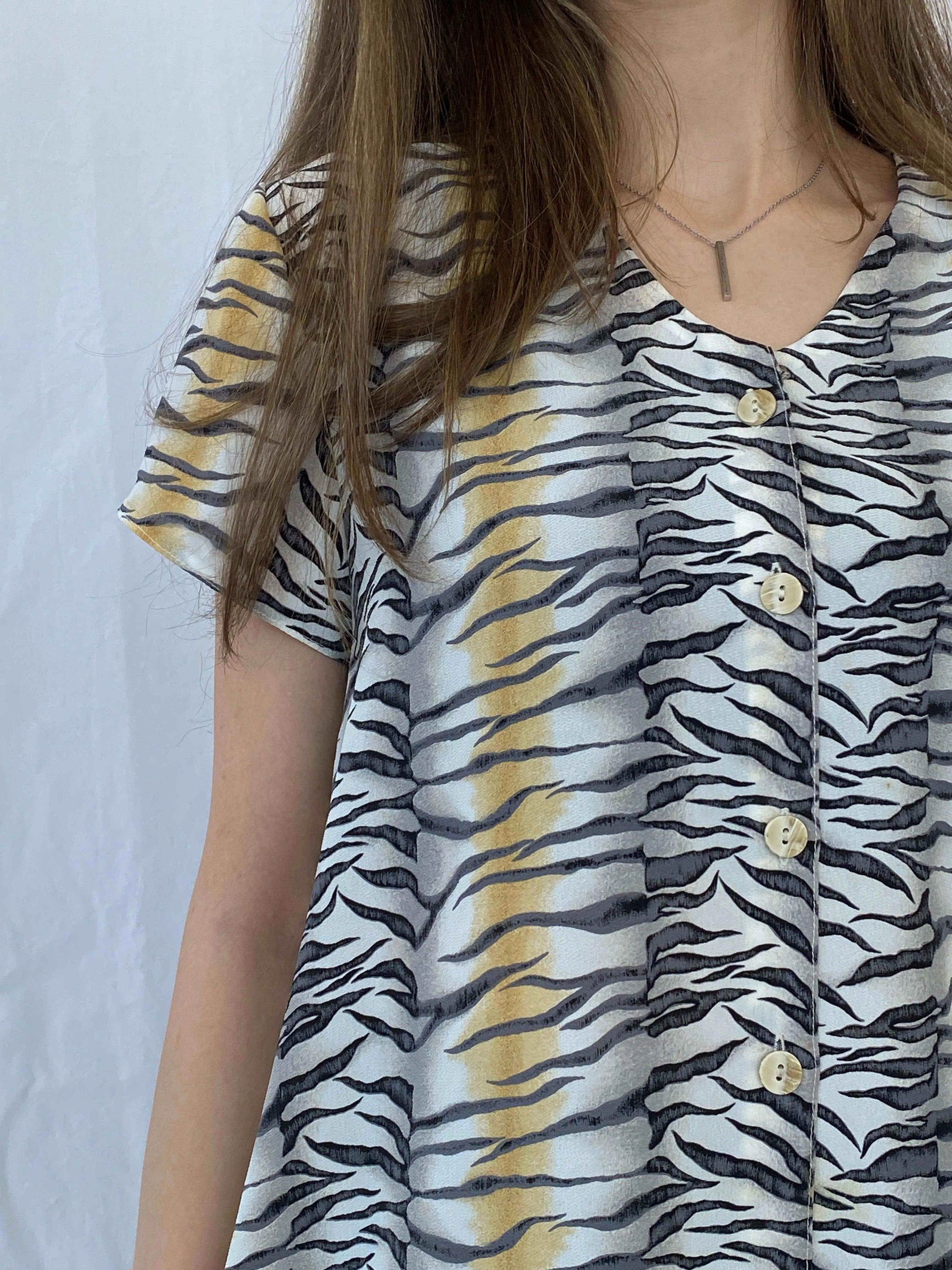 Vintage Handmade Printed Shirt