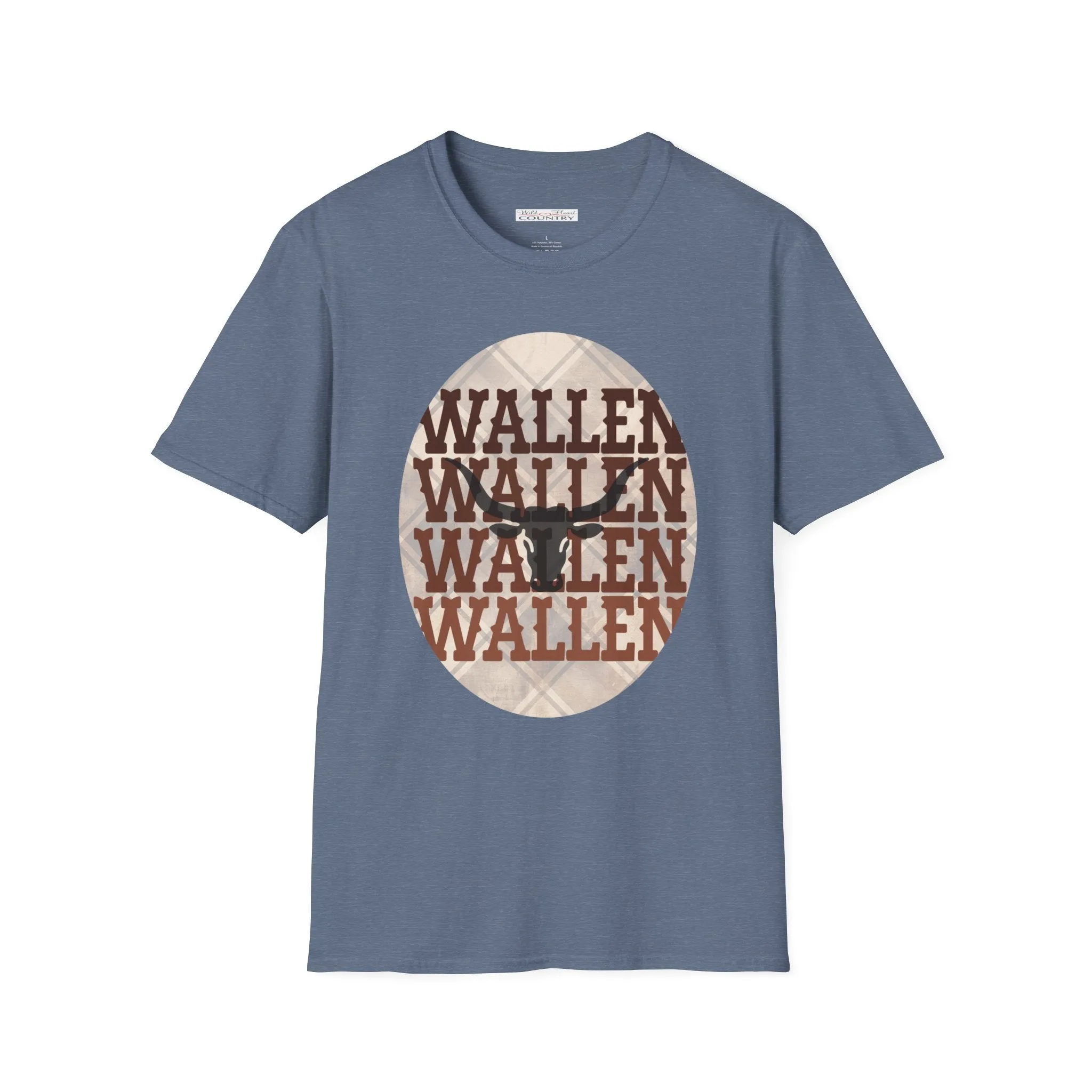 Wallen Bull T-Shirt, Longhorn T-Shirt, Western T-Shirt, Country Music Shirt