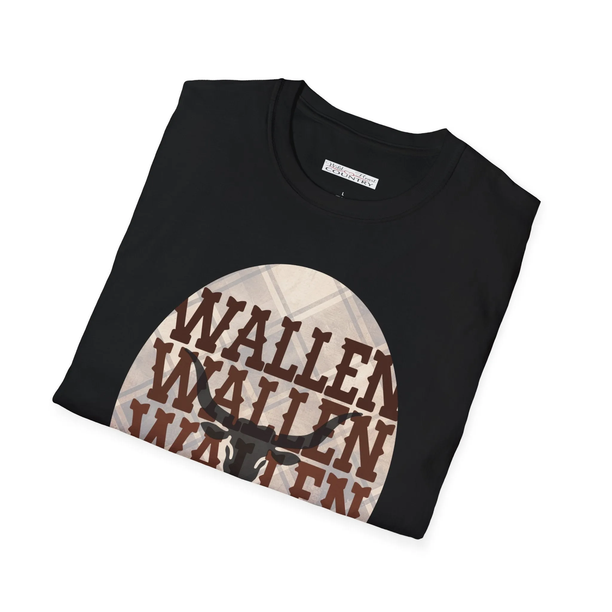 Wallen Bull T-Shirt, Longhorn T-Shirt, Western T-Shirt, Country Music Shirt