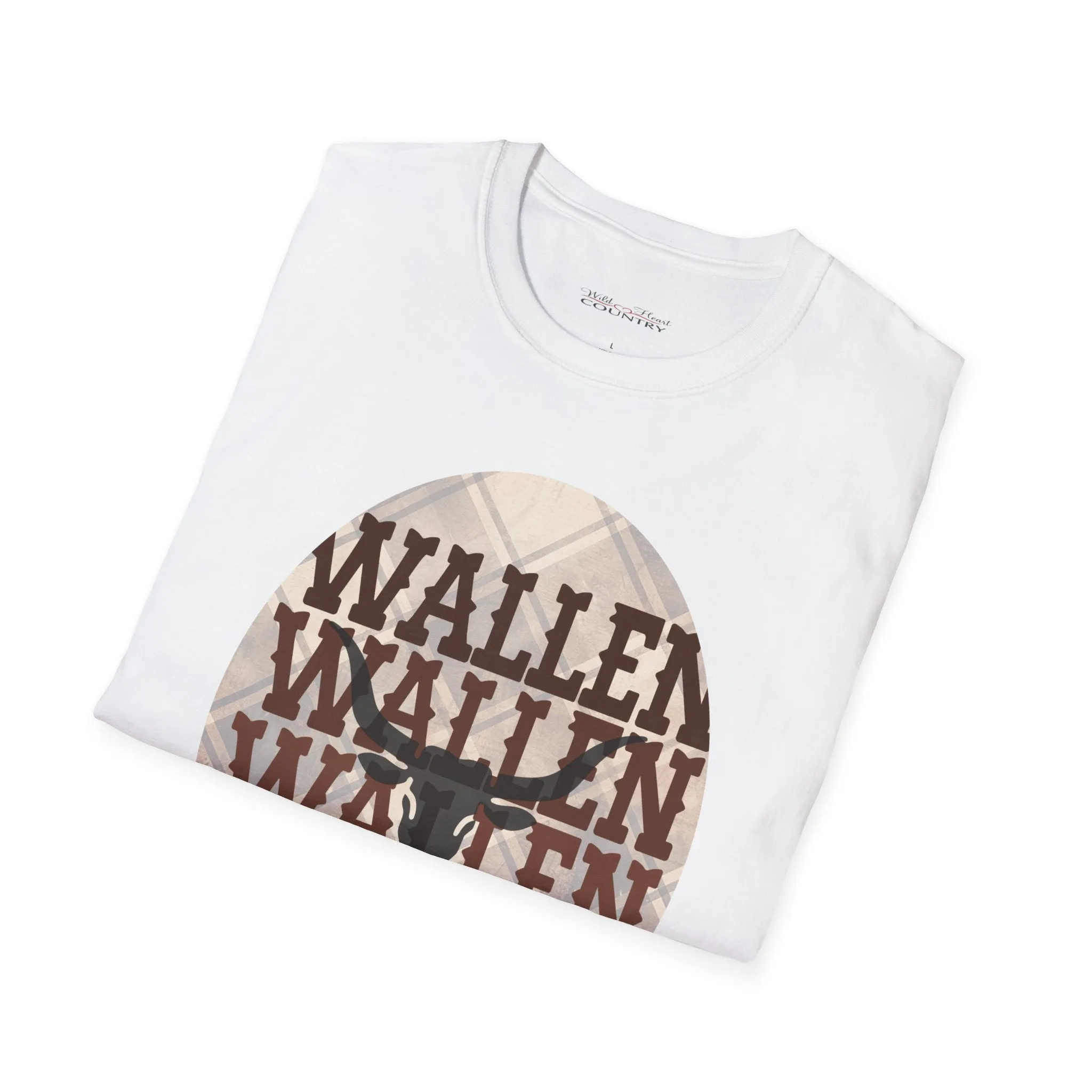 Wallen Bull T-Shirt, Longhorn T-Shirt, Western T-Shirt, Country Music Shirt