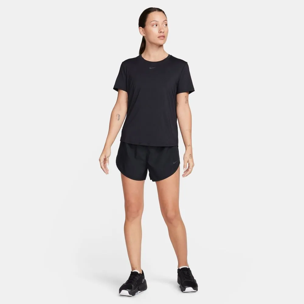 Womens Dri-FIT One Classic Short-Sleeve Top - Black