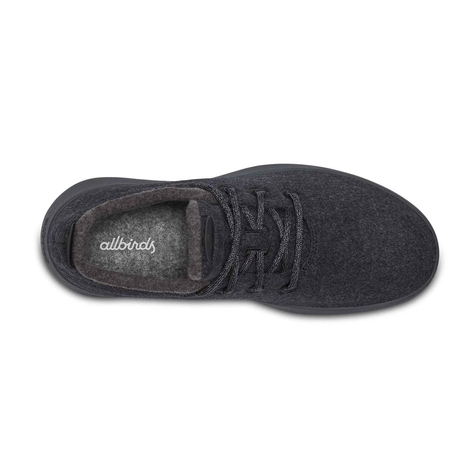 Women's Wool Runner Mizzles - Natural Black (Dark Grey Sole)