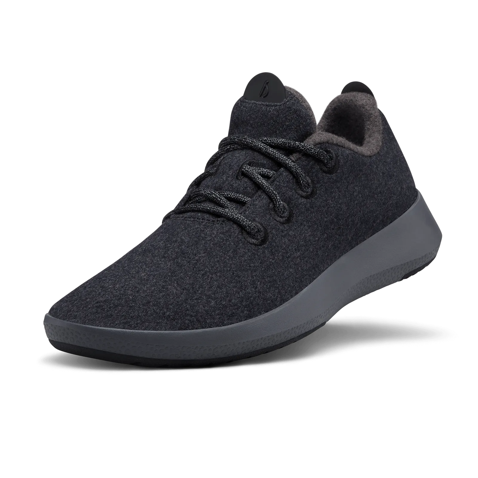 Women's Wool Runner Mizzles - Natural Black (Dark Grey Sole)